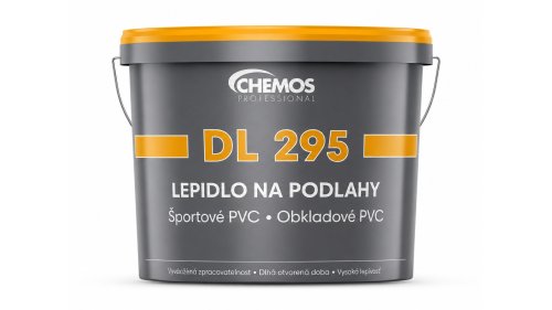Silné disperzní lepidlo na PVC, CV a textil CHEMOS DL 295 6 kg