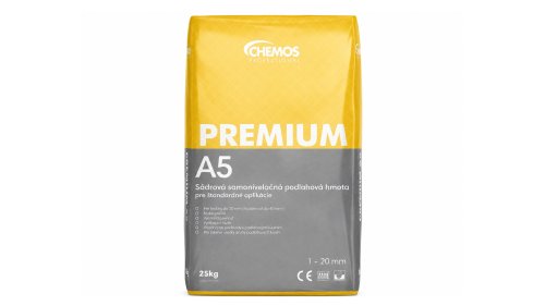 Samonivelační stěrka CHEMOS Premium A5 – 1–60 mm, 25 kg