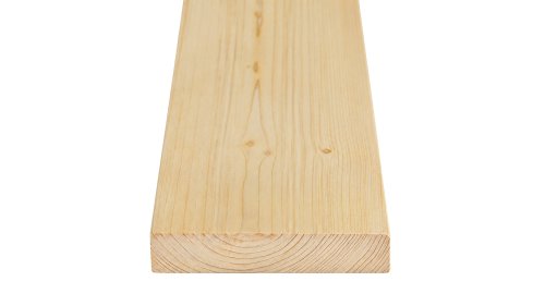 Terasové prkno Modřín slezský 28 × 140 mm – čelní pohled