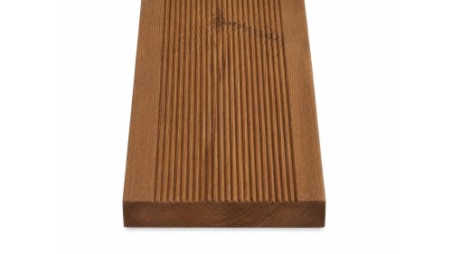 Terasové prkno Borovice Thermo jemná drážka 26 × 140