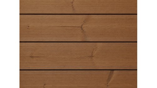 Terasové prkno Borovice Thermo jemná drážka 26 × 140