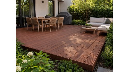Terasové prkno Bukit PD 28 × 145 × 3660 mm – hrubá drážka