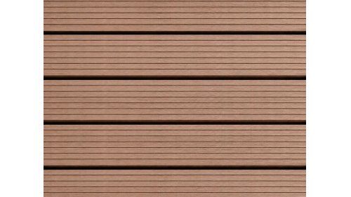 Pohled shora na plochu terasových prken Bukit PD 28 × 145 mm z exotické dřeviny Shorea