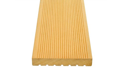 Terasové prkno Garapa 25 × 145 mm – jemně drážkovaná pohledová strana