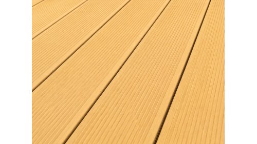Terasové prkno Garapa 25 × 145 mm – jemně drážkovaná pohledová strana