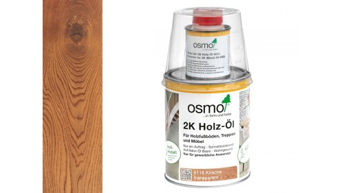 Osmo 6116 Třešeň 2K olej na dřevěné podlahy a nábytek – matný, 1 l