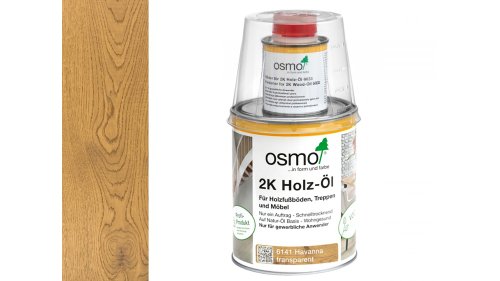 Osmo 6141 Havana 2K olej na dřevěné podlahy a nábytek – matný, 1 l