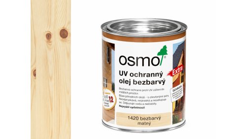 Osmo 1420 Extra UV ochranný olej bezbarvý matný 0,75 l