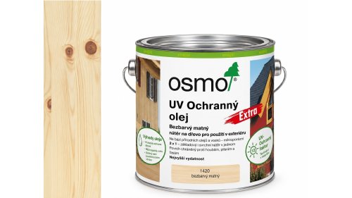 Osmo 1420 Extra UV ochranný olej bezbarvý matný 2,5 l