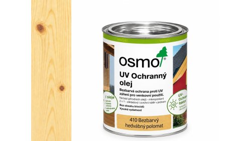 Osmo 410 UV ochranný olej bezbarvý hedvábný polomat 0,75 l