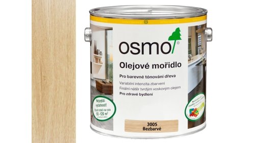 Osmo 3500 Olejové mořidlo Bezbarvé 2,5 l