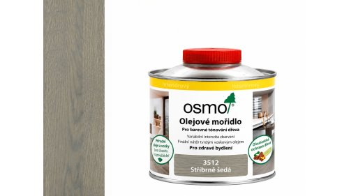 Osmo 3512 Olejové mořidlo Stříbrně šedá 0,5 l