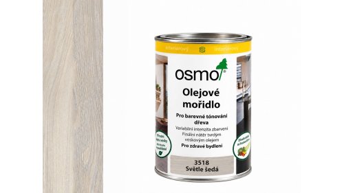 Osmo 3518 Olejové mořidlo Světle šedá 1 l