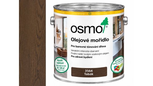 Osmo 3564 Olejové mořidlo Tabák 2,5 l
