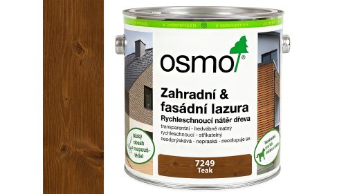 Osmo 7249 Zahradní & Fasádní lazura Teak 2,5 l