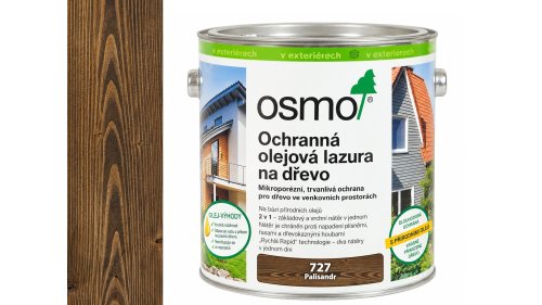 OSMO 727 Palisandr olejová lazura polomat 2,5 l