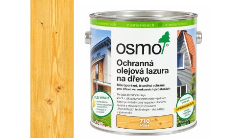 OSMO 710 Pinie olejová lazura polomat 2,5 l