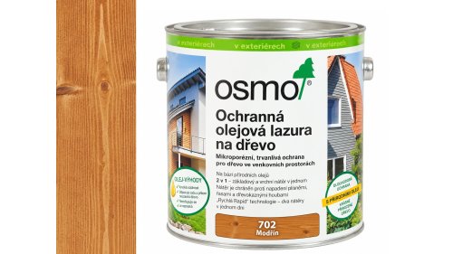 OSMO 702 Modřín olejová lazura polomat 2,5 l