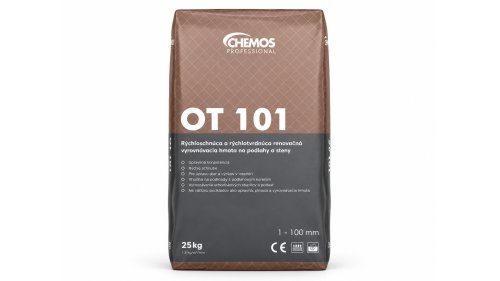 CHEMOS OT 101 – rychleschnoucí opravná a vyrovnávací hmota 25 kg