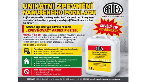 ARDEX P 62 SB Zpevňovač porézních cementových potěrů 11 kg
