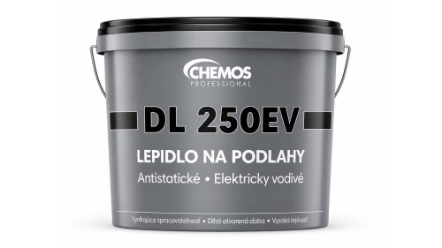 CHEMOS DL 250 EV Elektricky vodivé lepidlo na PVC a textilní krytiny 10 kg