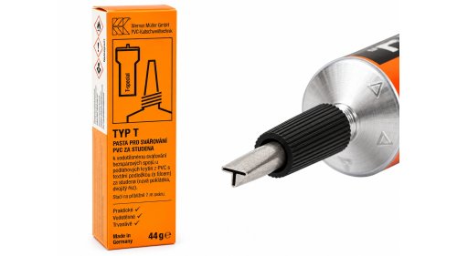 Werner Müller Typ T Svařování PVC za studena pro textilní a filcový rub 44 g