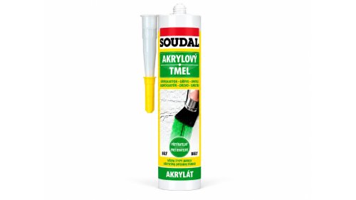Soudal Akrylový tmel bílý přetíratelný 280 ml
