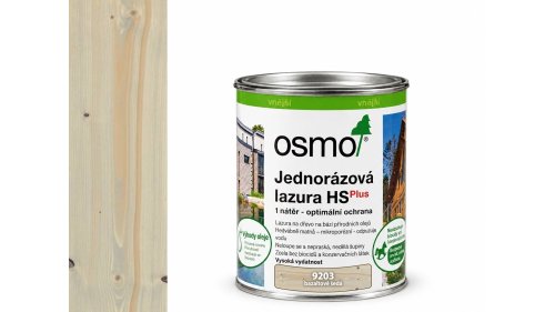 OSMO 9203 Bazaltově šedá HS Plus jednorázová lazura 0,75 l