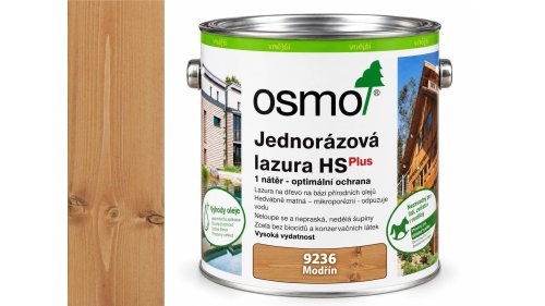 OSMO 9236 Modřín HS Plus jednorázová lazura 2,5 l