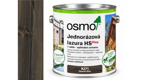 OSMO 9271 Ebenové dřevo HS Plus jednorázová lazura 2,5 l