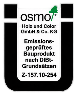 Osmo emisně prověřený stavební výrobek podle zásad DIBt
