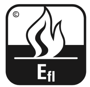 Bytové koberce s reakcí na oheň Efl s1