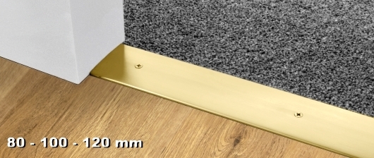 Extra široké přechodové lišty 100 mm – ideální pro velké dilatace a přechody